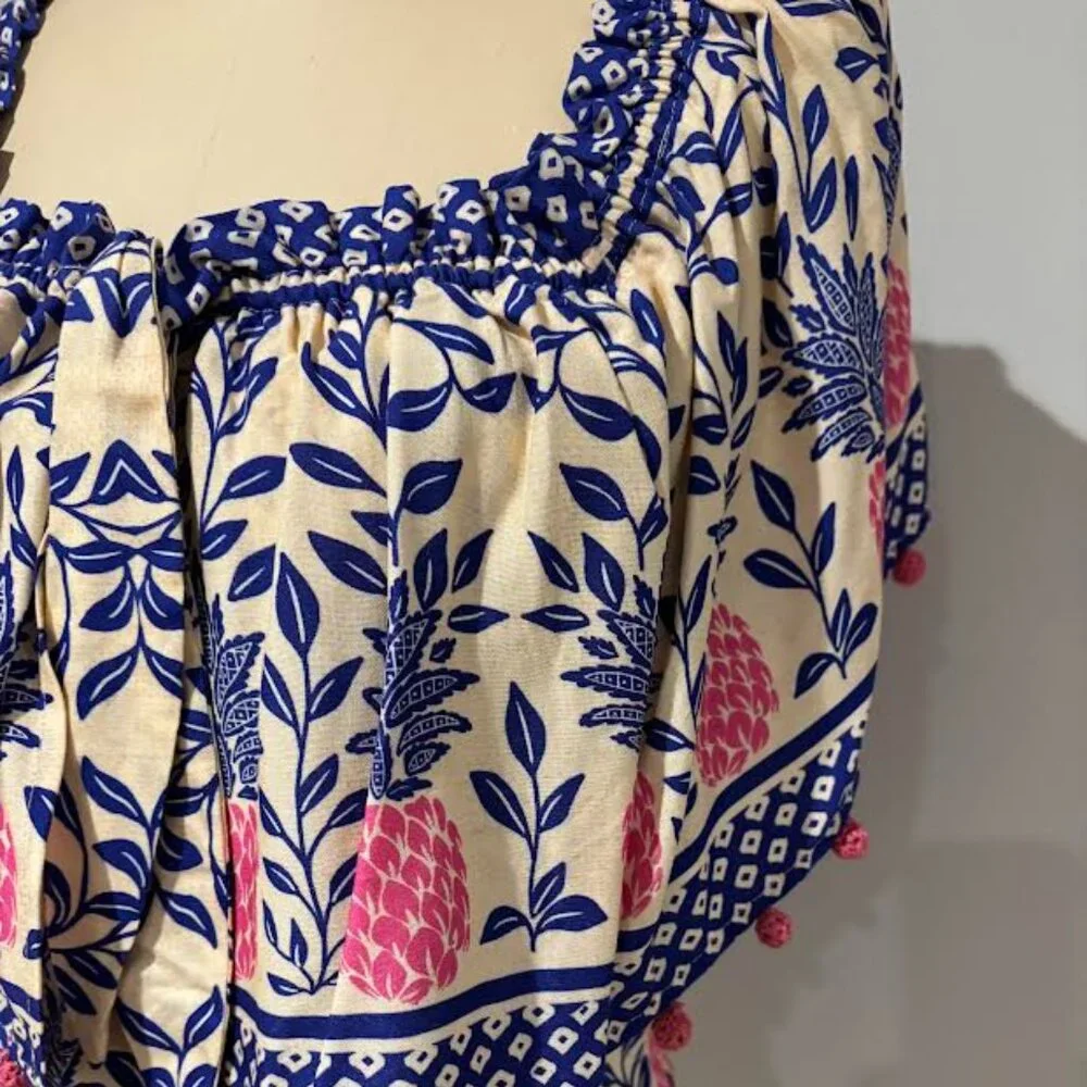 Farm Rio Ruffle Neck Blouse - Picture 2 of 7